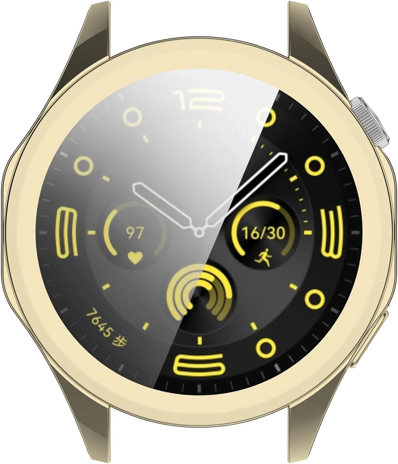 DL3 Mobilak Case Compatible with Huawei Watch GT4 46MM Case All-Around Screen Protector Watch Soft TPU Shockproof Cover Slim Guard Thin Bumper Shell Protector - Rose Gold
