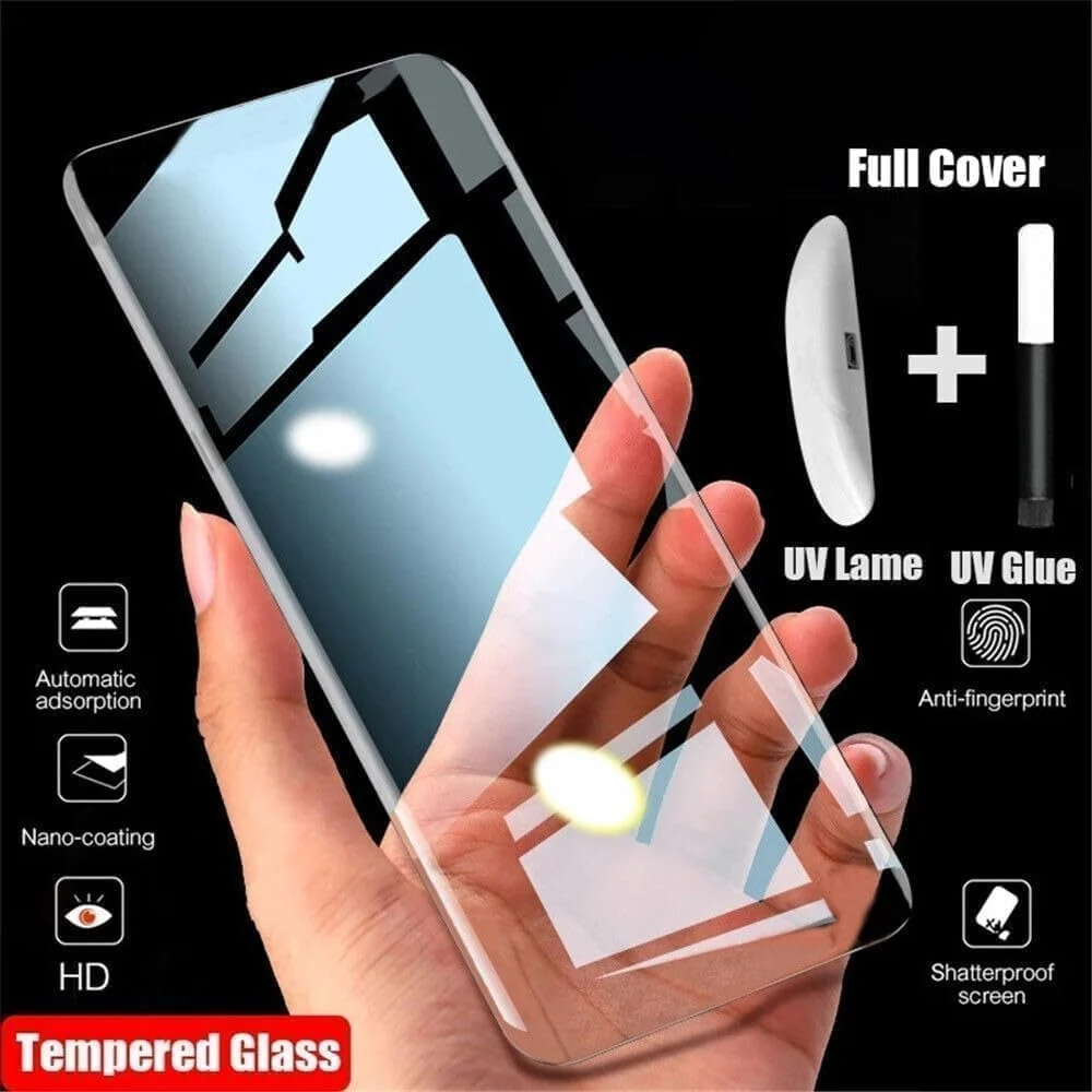 MOBIGON Liquid UV Tempered Glass Screen Protector for Huawei Mate 30 Pro, Clear