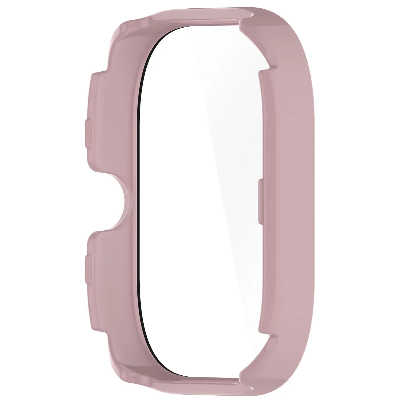 DL3 MOBILAK Full-Coverage Watch Case with Tempered Glass for Xiaomi Redmi Watch 4, Pink