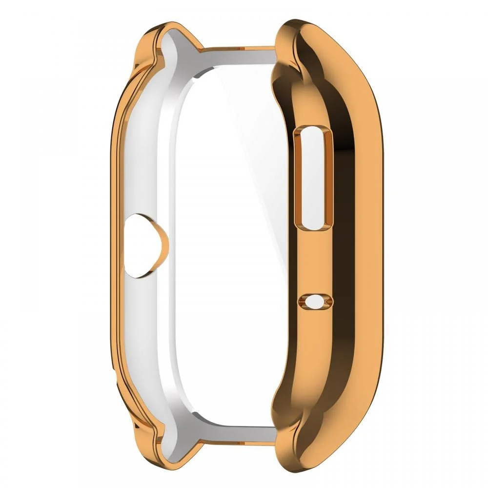 DL3 Mobilak Case Compatible with Amazfit GTS 4 (Not for GTS4 Mini) Case Watch Soft TPU Shockproof Cover Slim Guard Thin Bumper Shell Protector For Amazfit GTS4 - Rose Gold