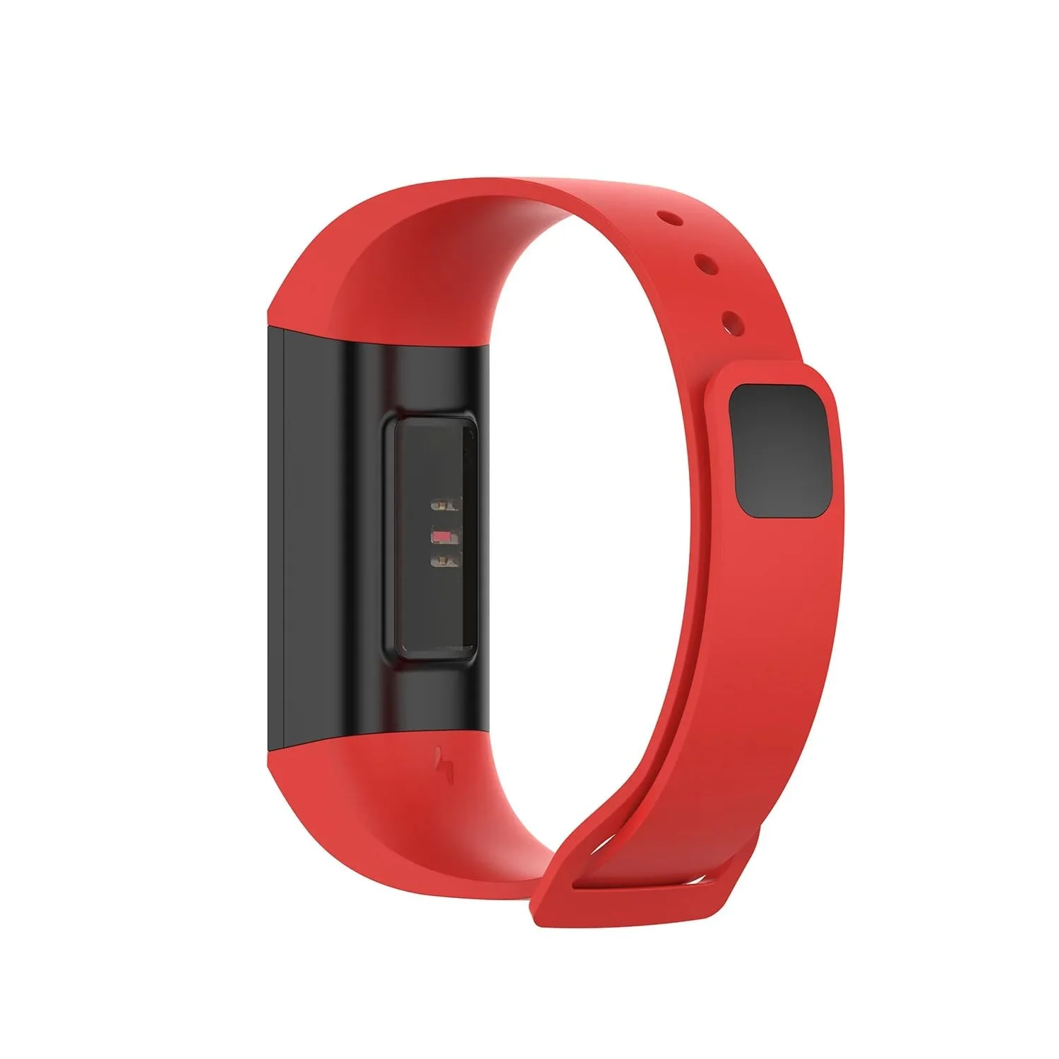 DL3 Mobilak Smart Watch Strap for Xiaomi Mi Band 4C & Redmi Smart Band, Sport Silicone Watch Band Wrist Strap, Replacement Bracelet Wristband Wrist Strap - Red