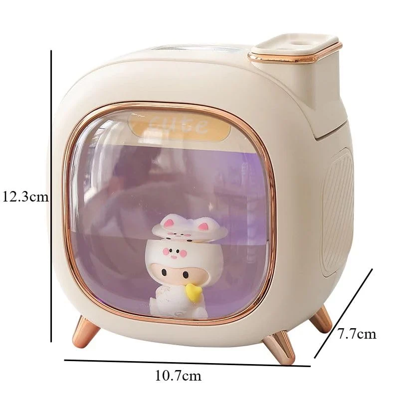 MOBIGON Dual-Mist 500 ml Ultrasonic Humidifier, Off White