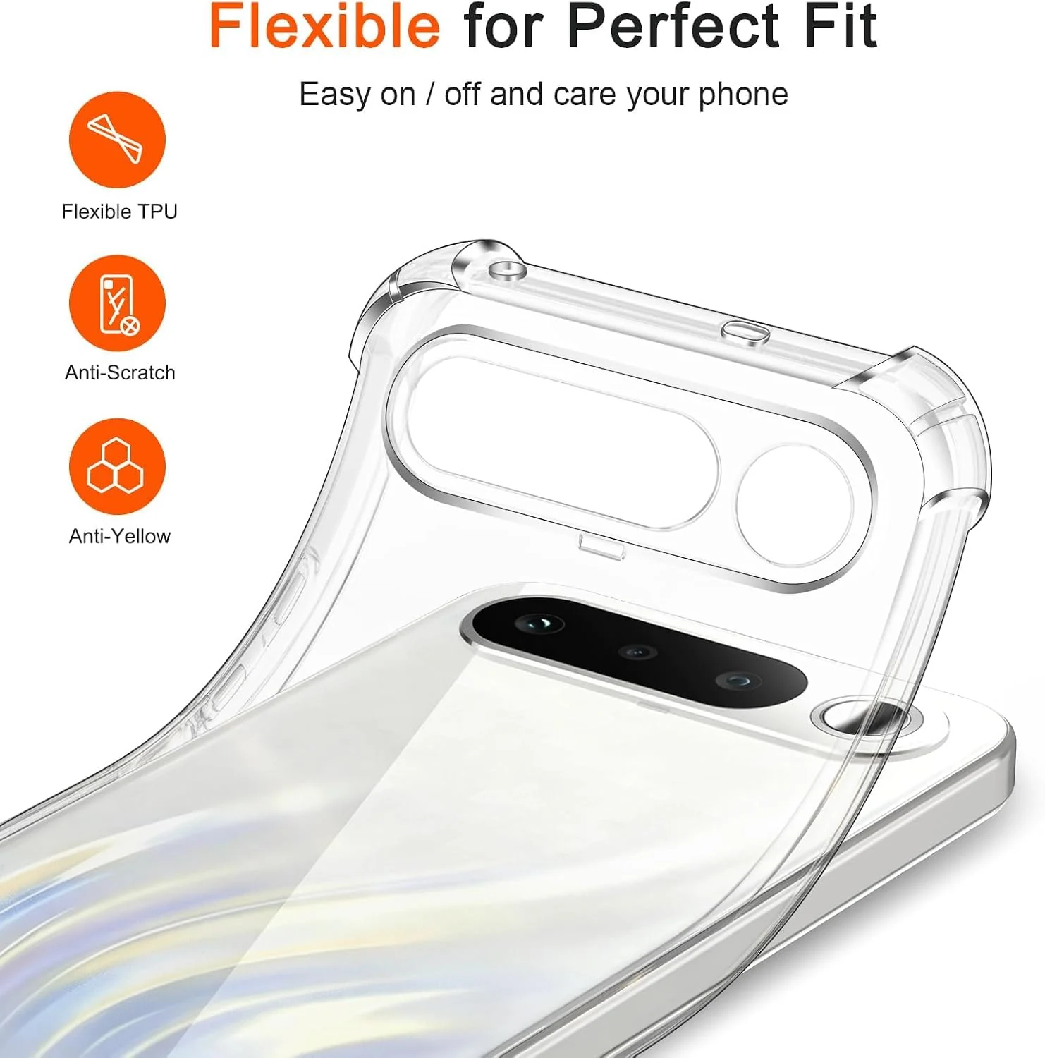 DL3 MOBILAK Clear Soft TPU Phone Case for Realme 16 5G - Clear
