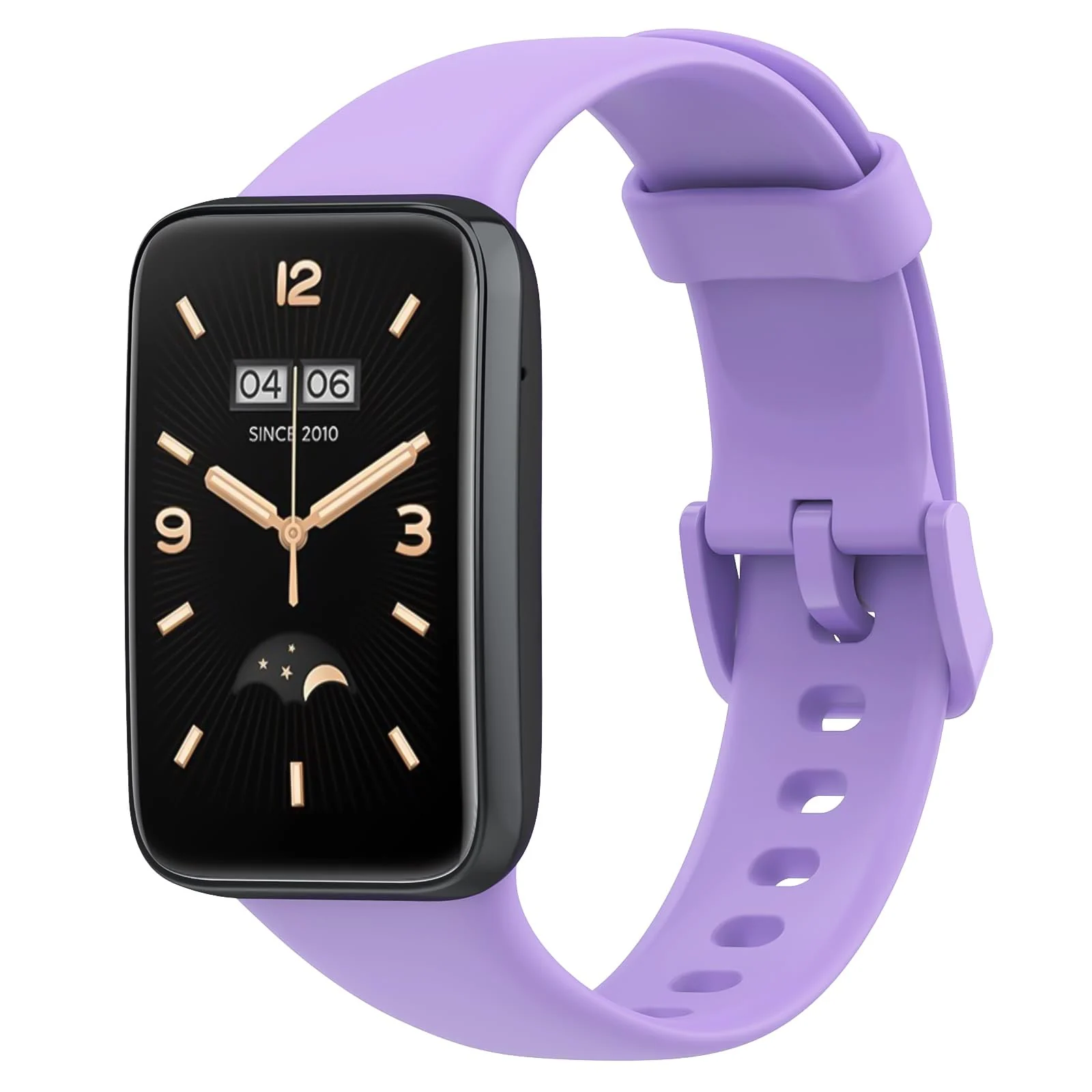 DL3 Mobilak Bands Compatible with Xiaomi Mi Band 7 Pro Watch Replacement Soft Durable Colourful Silicone Watch Band Sports Strap Wristband for Mi Band 7 Pro Smartwatch Accessories - Purple