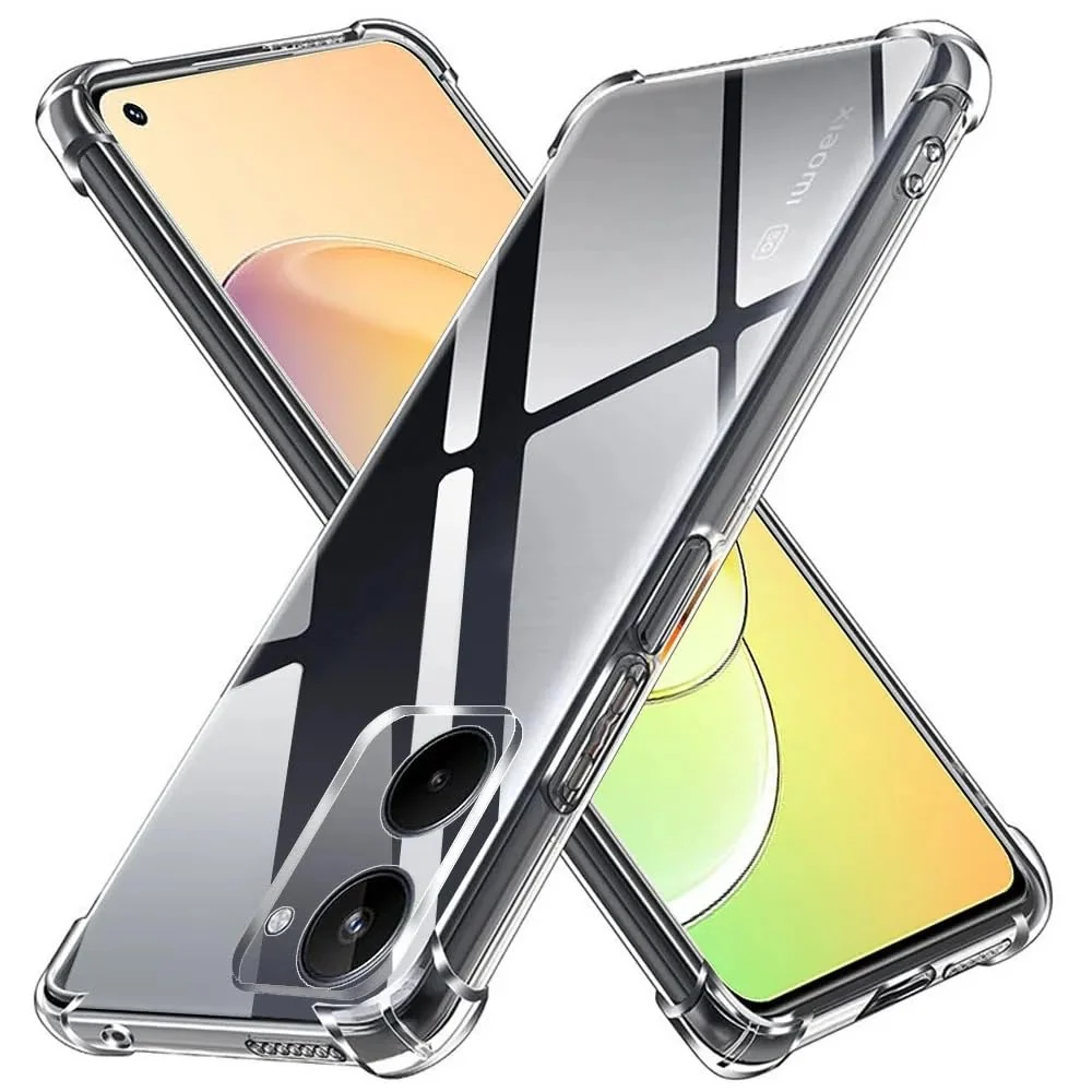 DL3 Mobilak Clear TPU Protective Case for (realme 10 4G) with Camera Protection and Shockproof Design - Clear