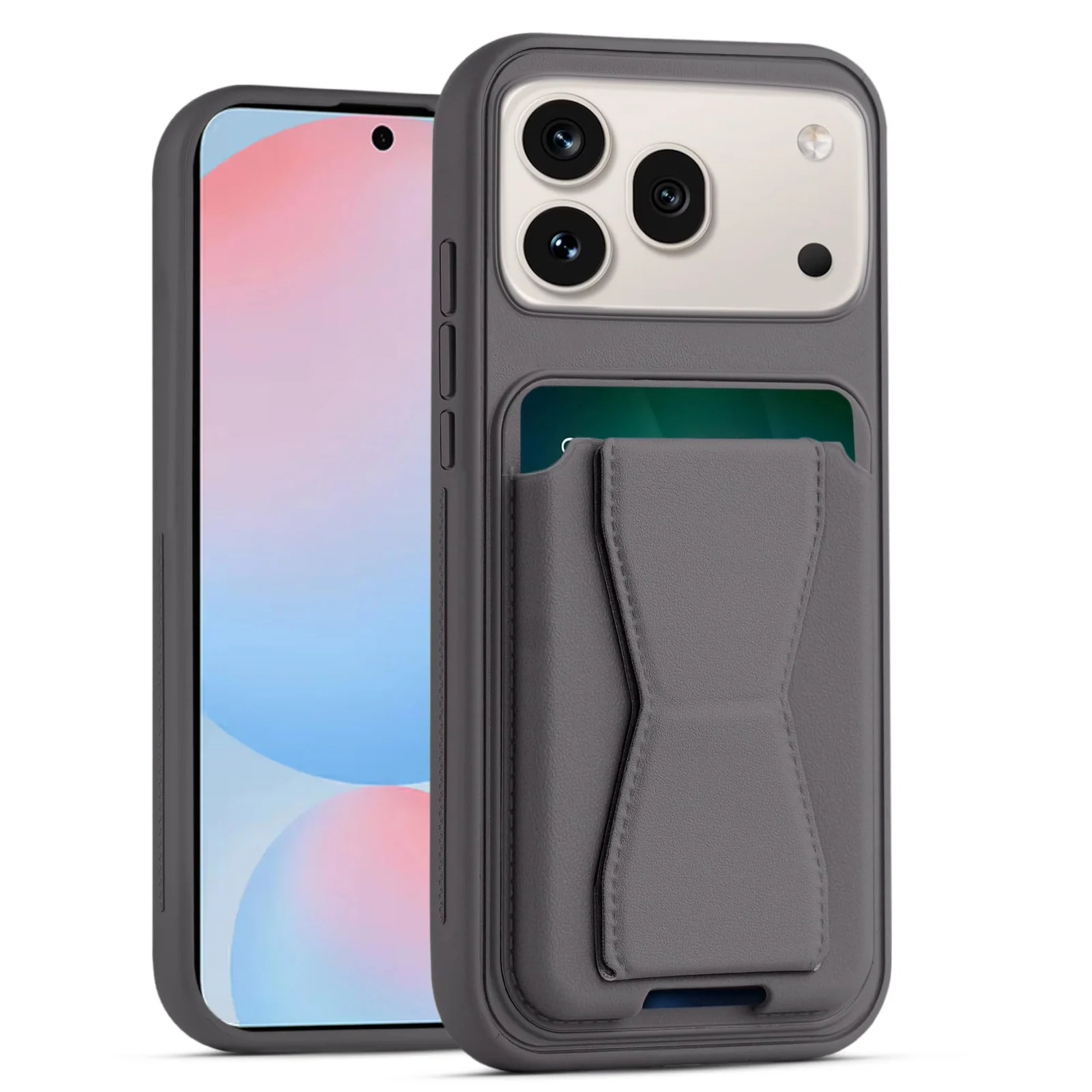 Dl3 Mobilak Leather Wallet Case Compatible with Honor 600 Pro 5G, Leather Back Cover With TPU Frame, Shockproof Protective Phone Case with Card Holder Stand - Brown