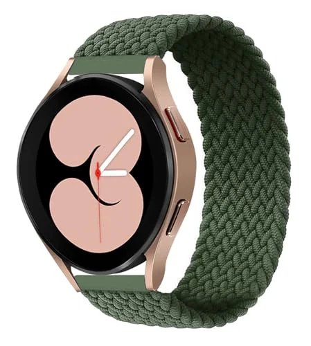 Medium — DL3 Mobilak Band 22MM Nylon Braided Solo Loop Strap For Samsung galaxy watch3 45mm/galaxy 46mm/Gear S3/Huawei watch GT3 46MM/GT2E/GT2 Pro/GT GT2 46MM/Compatible with Amazfit GTR (Medium)