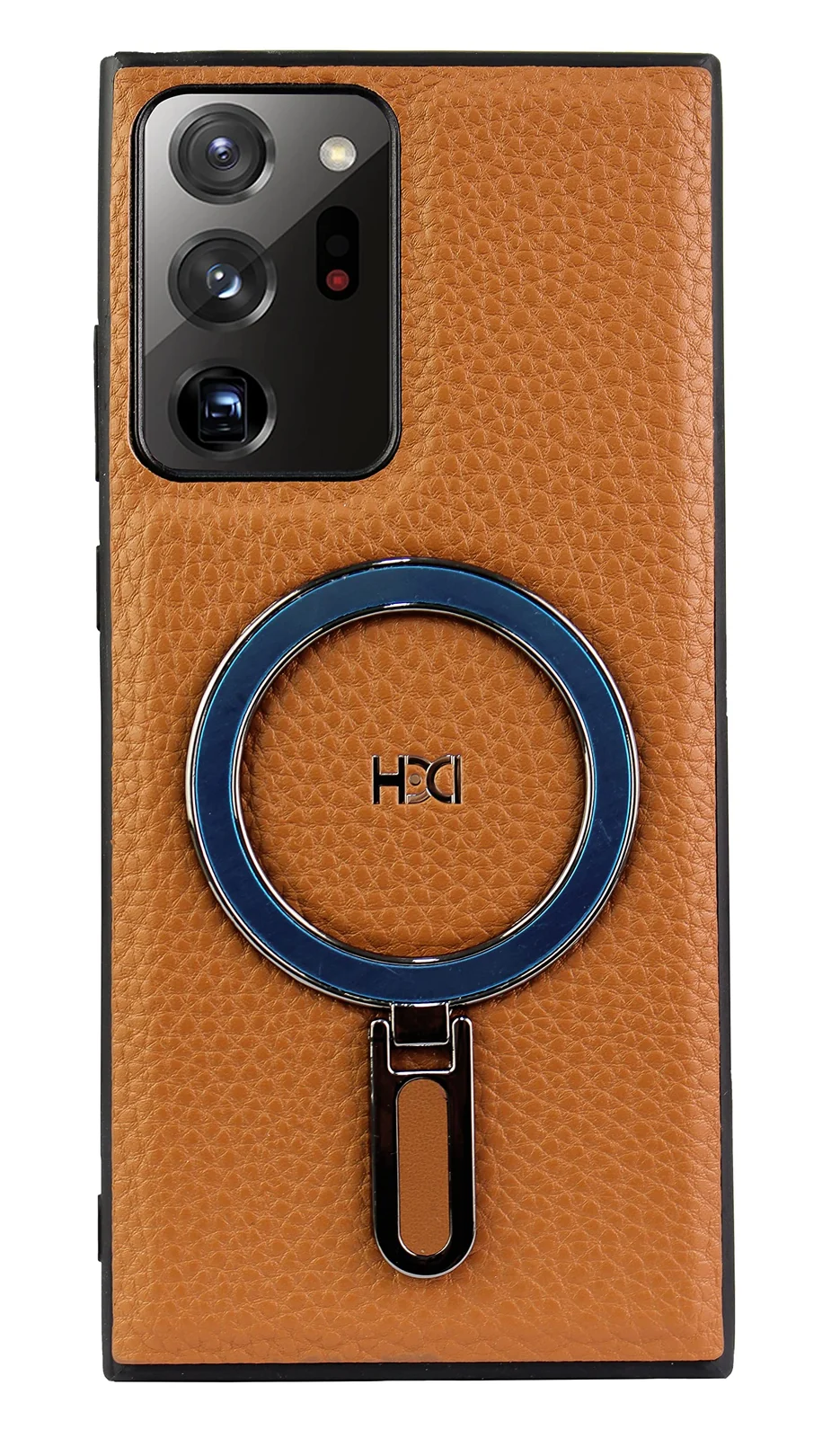 DL3 Mobilak Leather Protective Case for Samsung Galaxy Note 20 Ultra [Compatible with, Compatible with MagSafe accessories, Shock-absorbing protection, Slim, lightweight profile - Havana