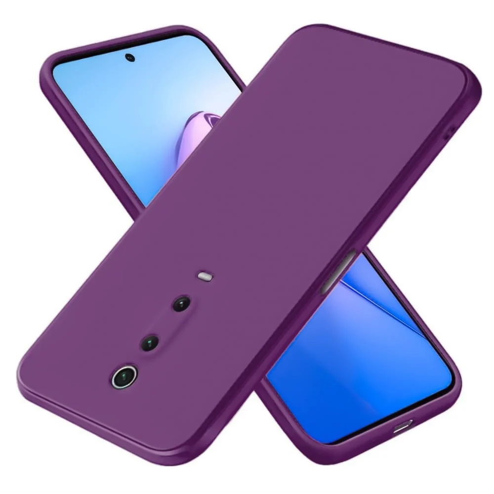 Dl3 Mobilak Compatible with Xiaomi Mi 9T/Mi 9T Pro/Redmi K20/K20 Pro Case, Liquid Silicone Case, Full Body Camera Protective Cover, Shockproof, Slim Phone Case, Soft Microfiber Lining - Black