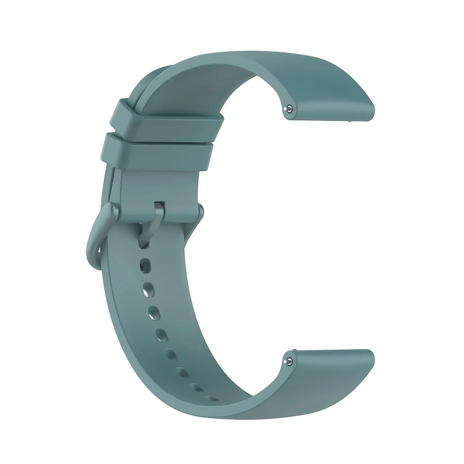 DL3 Mobilak Silicone Buckle Band 22MM Strap For Xiaomi Redmi Watch 5 Active/5 Lite/Samsung Galaxy Watch 3 45mm/Watch 46mm/Gear S3/Huawei watch GT5 GT4 GT3 GT2 GT 46MM/GT2E/GT3 Pro GT 5 Pro - Pine Green