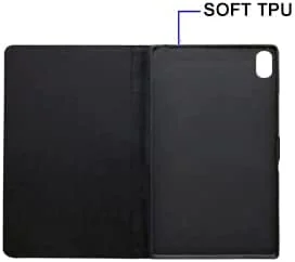 DL3 Mobilak Case Compatible with Nokia T20 Flip Wallet Leather Case Cover - Black