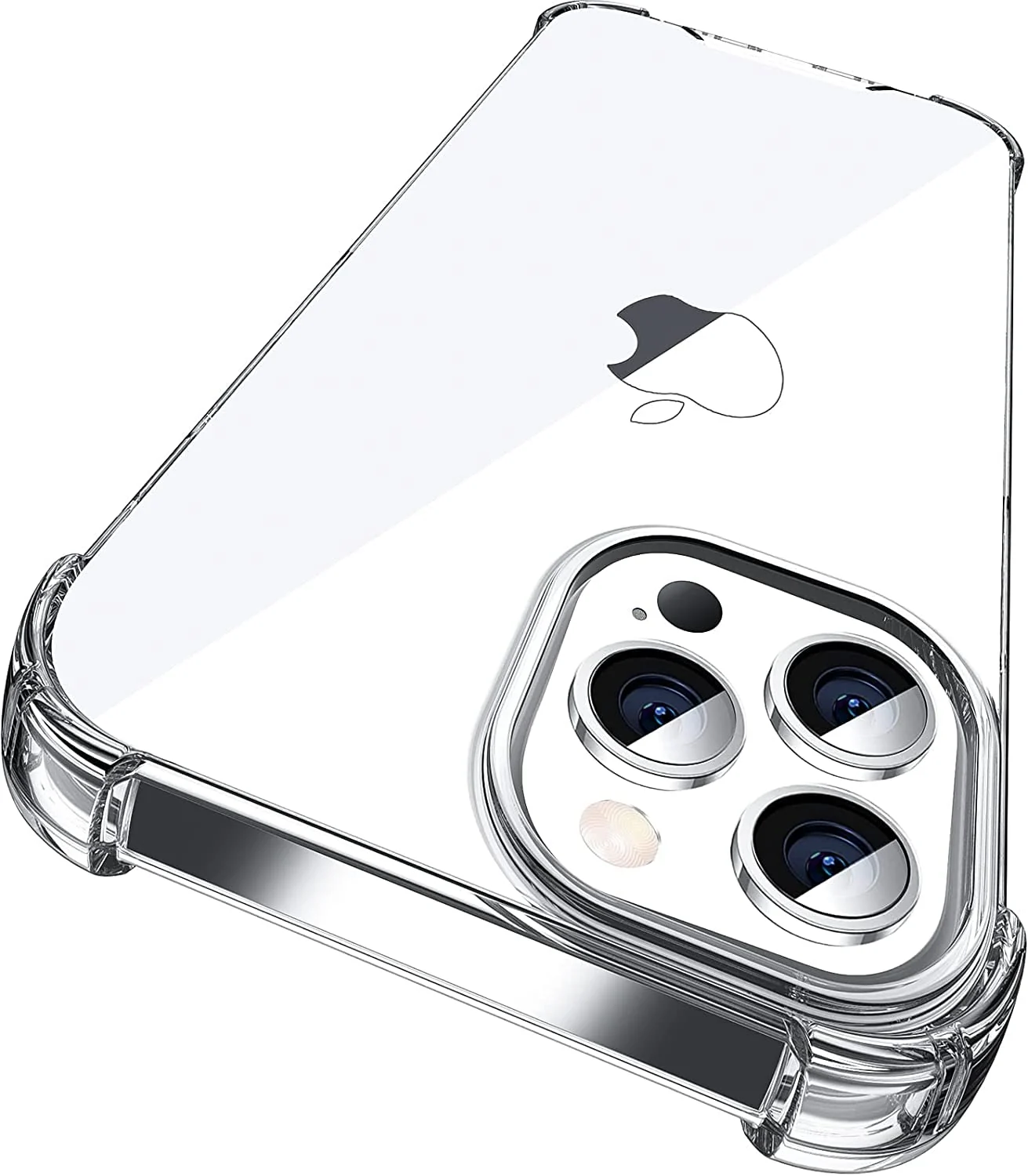 DL3 Mobilak Clear TPU Protective Case for iPhone with Camera Protection and Shockproof Design - Clear