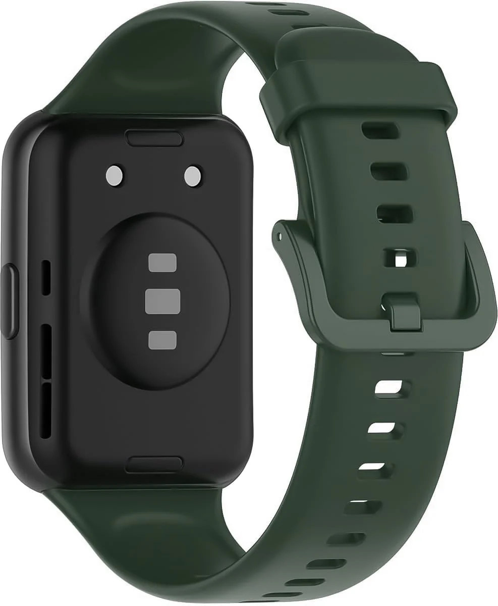 DL3 Mobilak Silicone Strap Compatible With Huawei Watch Fit 2, Sport Band Wristband Bracelet - Green
