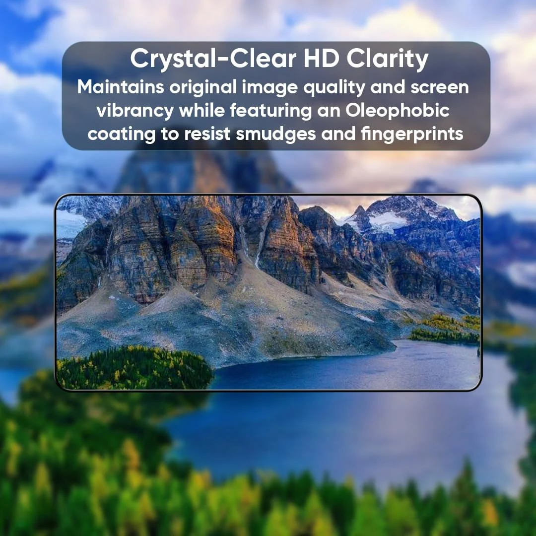 DL3 Mobilak Screen Protector for Samsung Galaxy S26 Ultra 5G, Tempered Glass Screen Saver Premium HD Protective, Scratch Resistant, NO-Bubble, 9H Hardness, Full Coverage Film - Clear