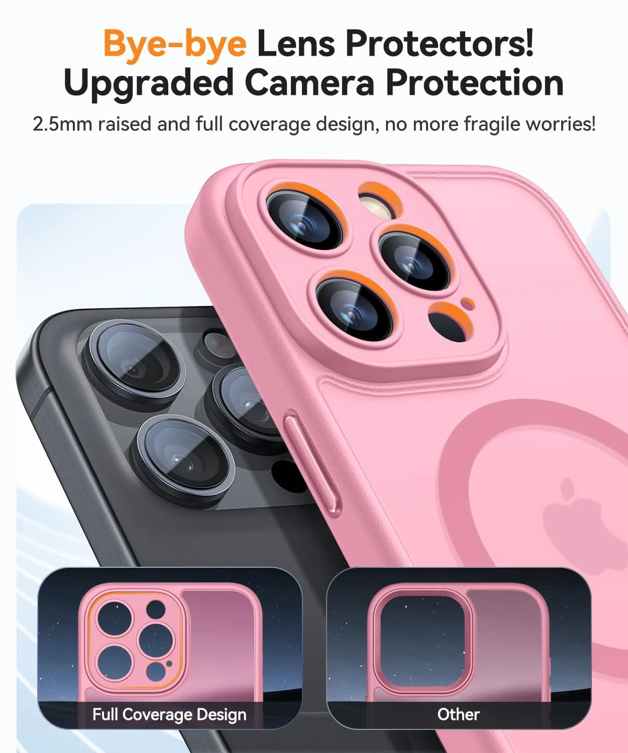 DL3 Mobilak Magnetic for iPhone 11 6.1-Inch Case, Upgraded [Full Camera Protection] [Compatible with MagSafe] [Translucent Matte] Shockproof Protective Phone Cover for iPhone 11 - Pink