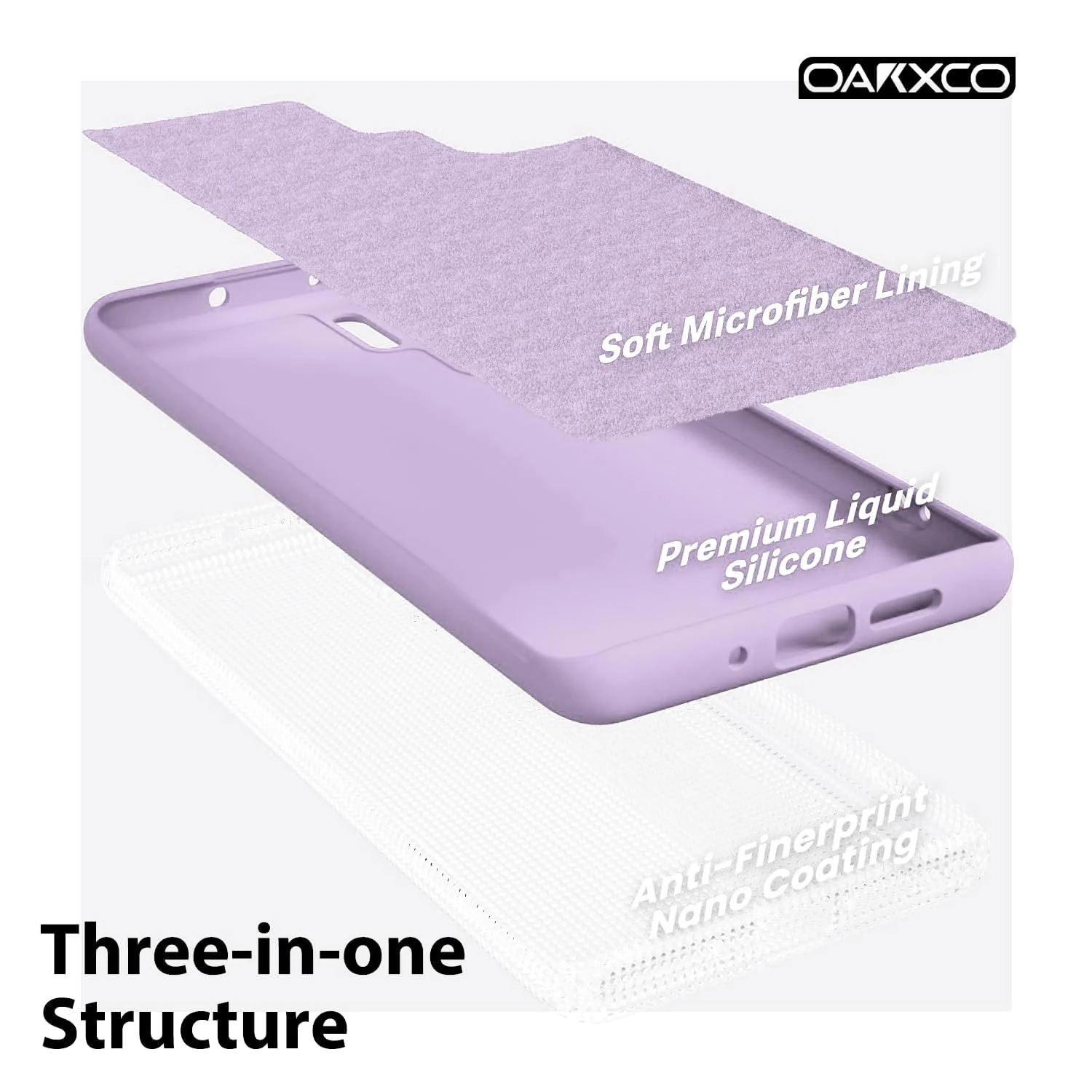DL3 Mobilak Huawei P30 Pro Case, Soft Flexible Silicone Gel Rubber Bumper Cover, Full Body Shockproof Protective Phone Case - Lavender 1