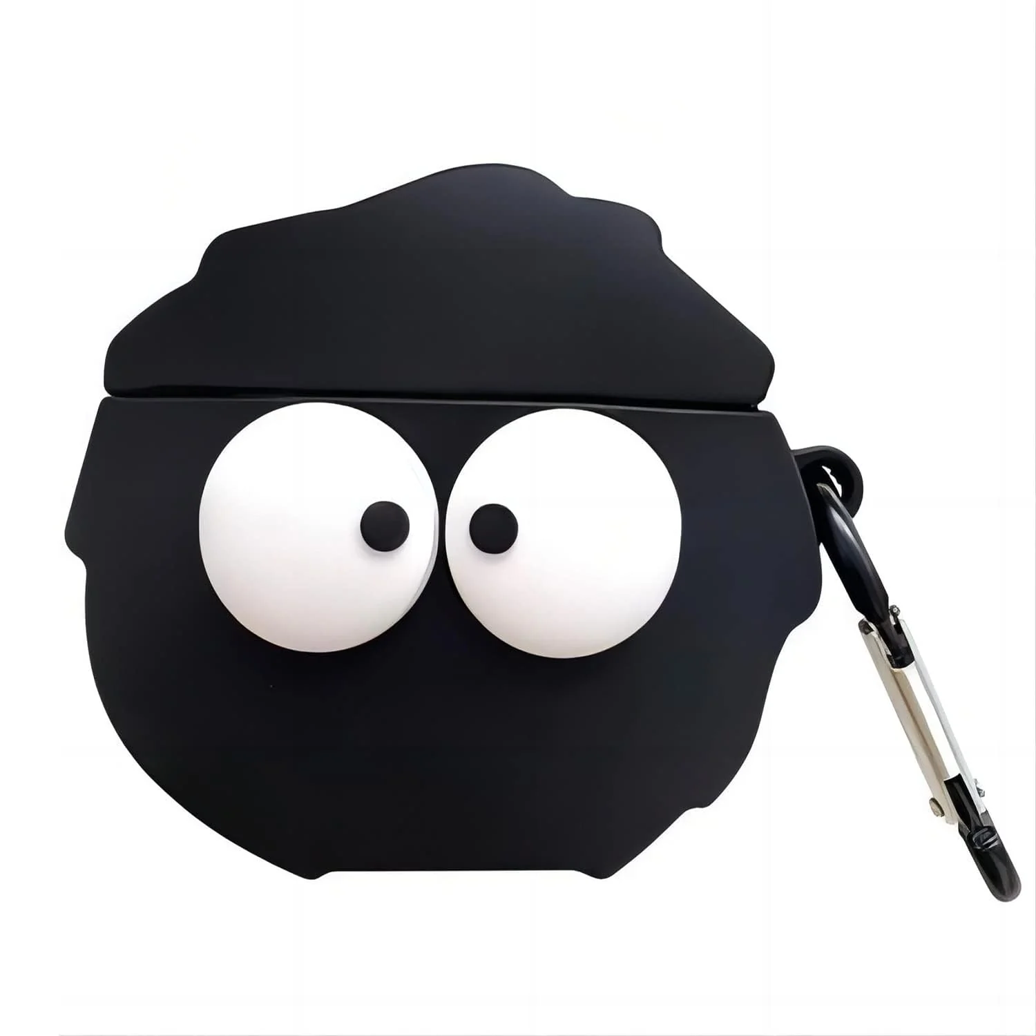 DL3 Mobilak Compatible with AirPods Pro 2/1 Gen Case Soft Silicone Shockproof Cover for Apple iPod Pro 2nd/1st Generation, New 3D Cute Cartoon Creative Fun Case with Keychain Design - Black White1