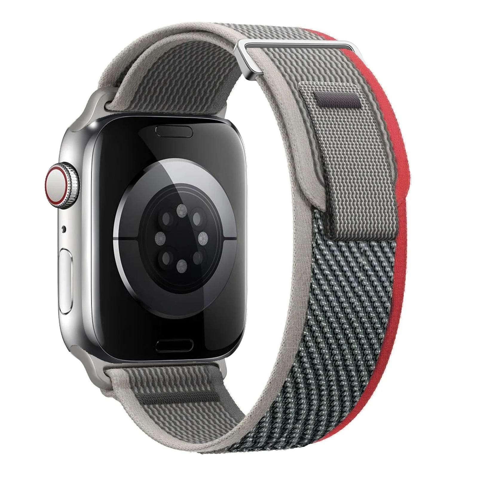 Apple Watch Ultra 2 / Ultra 49MM 45MM 44MM 42MM — DL3 Mobilak Trail/Alpine Loop Nylon Band Compatible with Apple Watch Ultra 2/Ultra Band 49mm 45mm 44mm 42mm, Adjustable with Metal C-Hook Strap for iWatch Ultra Series 9/8/7/6/5/4/3/2/1/SE2/SE