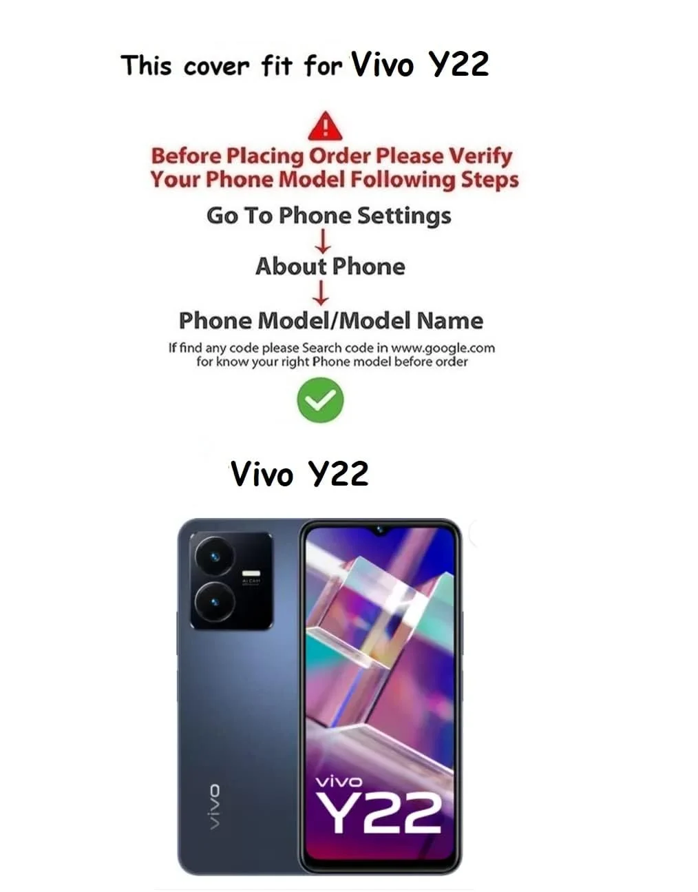 DL3 Mobilak Case Compatible with vivo Y22 / vivo Y22S Case Crystal Soft TPU Gel Case Flexible Silicone Anti-Scratch Camera Protection TPU Cover - Clear