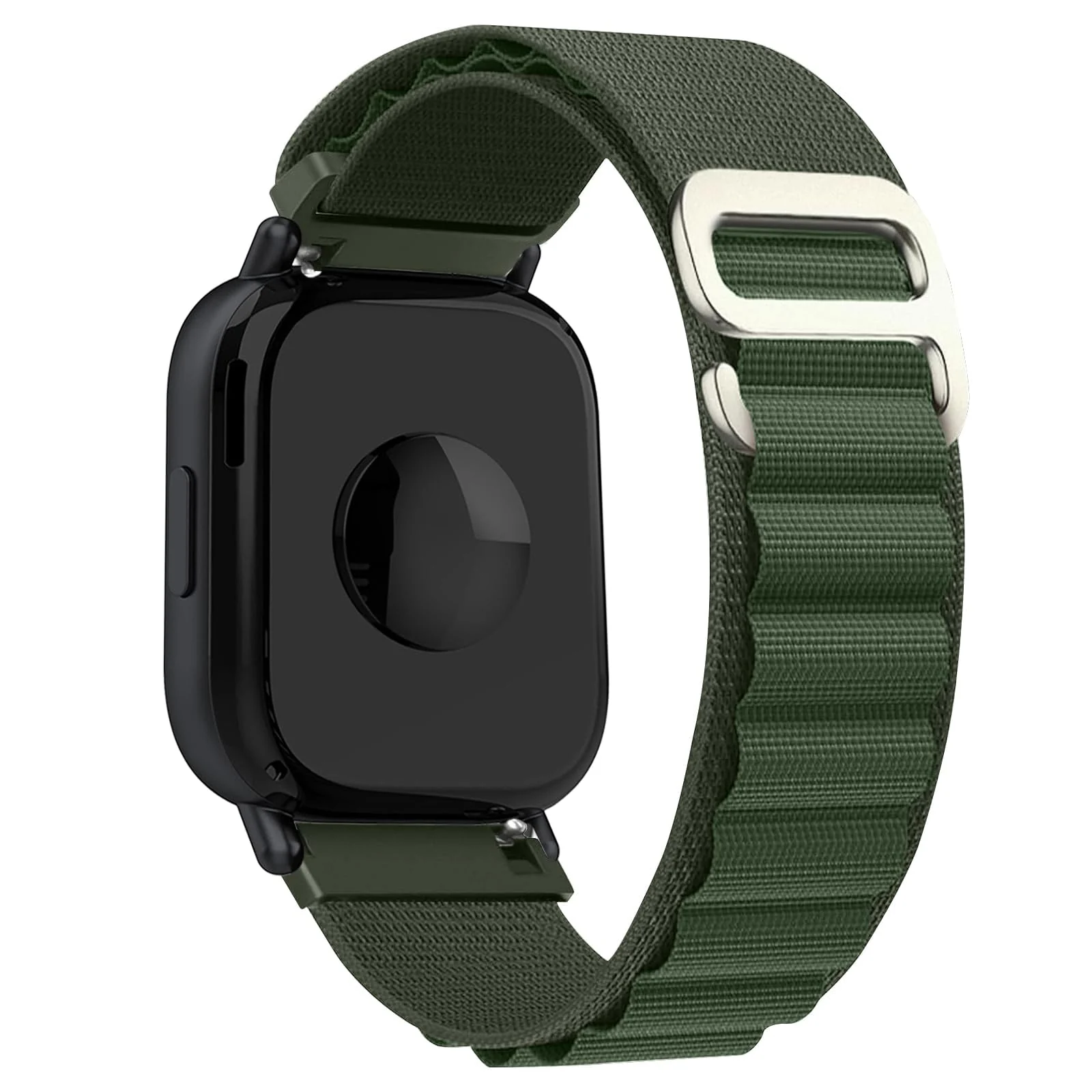 DL3 Mobilak Nylon Band Compatible with Xiaomi Redmi Watch 5 Active/Redmi Watch 5 Lite, 22mm Metal Buckle Sports Watch Strap Men Women Replacement Strap - Green