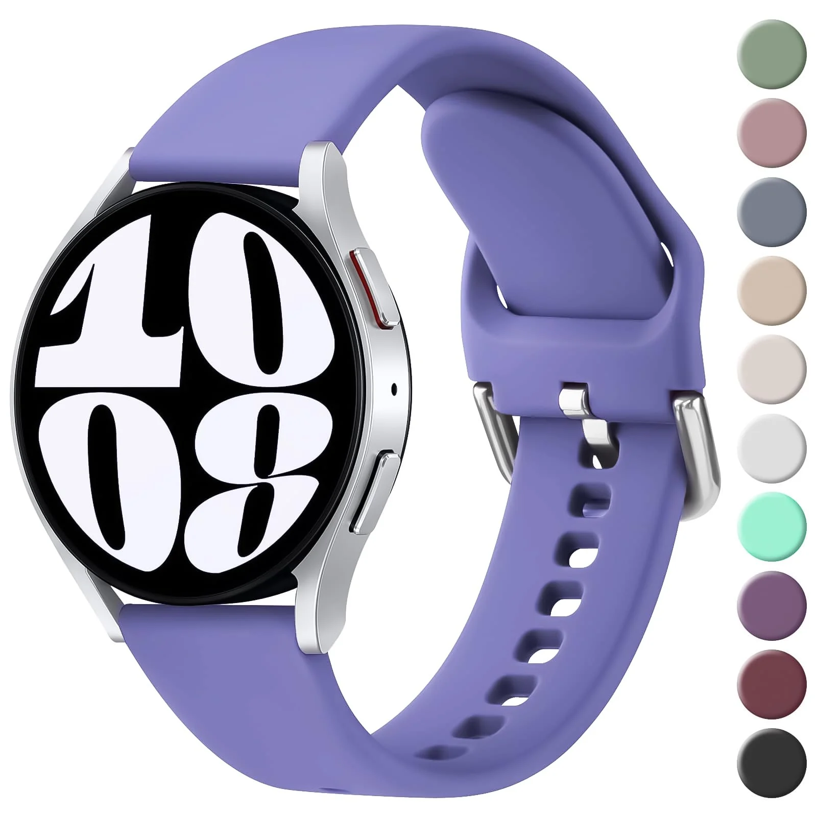Samsung Galaxy Watch3 45MM / Galaxy 46MM / Gear S3 — DL3 Mobilak Silicone Buckle Band 22MM Strap For Samsung Galaxy Watch3 45mm/Galaxy 46mm/Gear S3/For Huawei Watch 3/4/GT3 46MM/GT4 46MM/GT2E/GT2 Pro/GT GT2 46MM/Magic Watch2 46mm/Amazfit GTR 2/2e/3/4