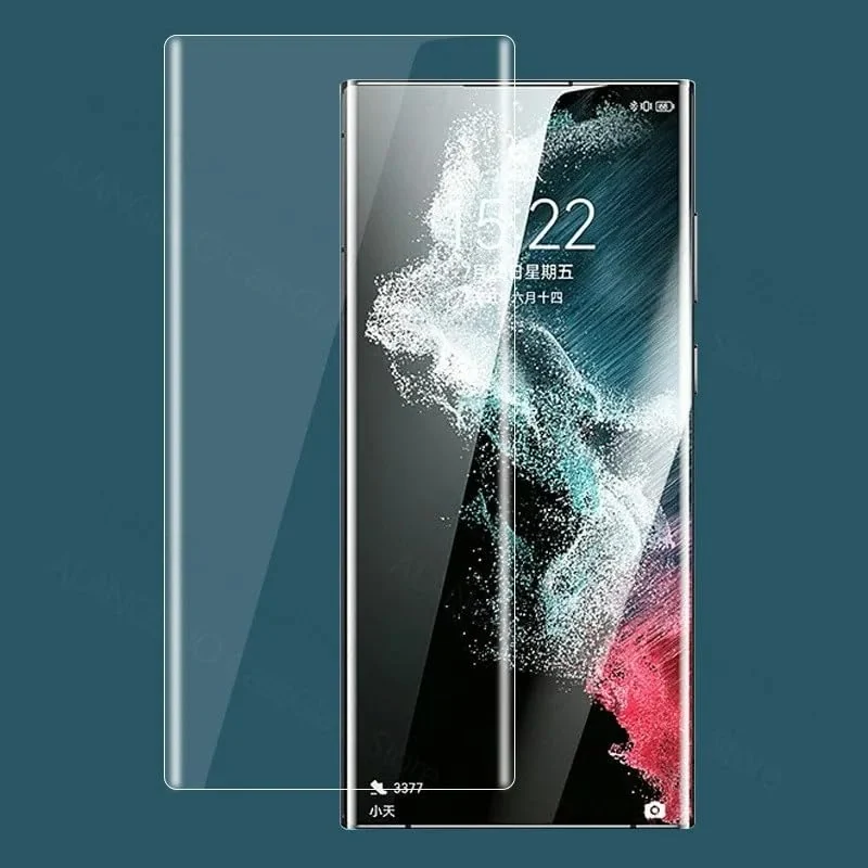 DL3 Mobilak Full Glass Screen Protector For Samsung Galaxy note10 plus Nano UV Tempered Glass Full Glue Cover Screen Protector For Samsung Galaxy note10 plus Nano Screen Glass Film - Clear