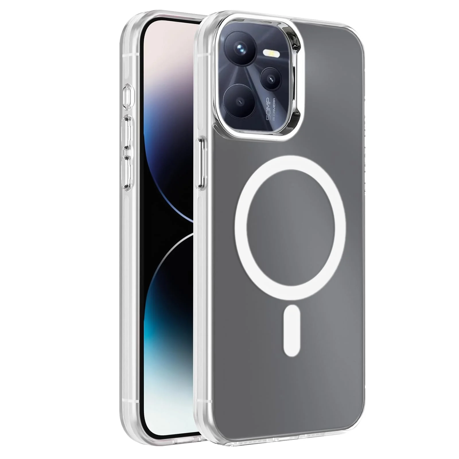 DL3 Mobilak Case For realme C35 Case Crystal [Not Compatible with MagSafe] Soft TPU Gel Case Flexible Silicone Anti-Scratch TPU Cover - Clear