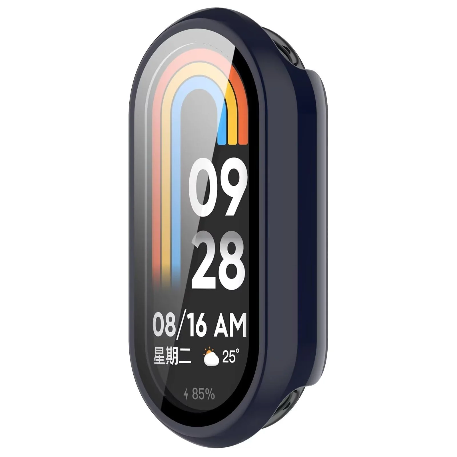 DL3 Mobilak PC Protective Case for Xiaomi Smart Band 10 with Shockproof Design - Blue