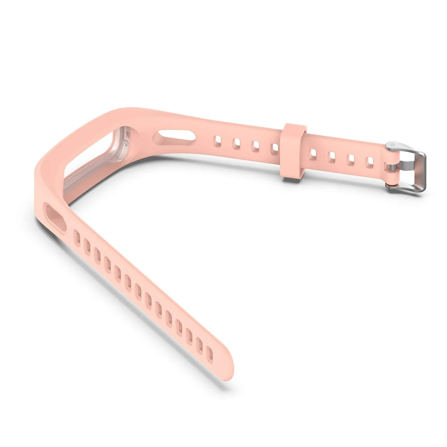 DL3 Mobilak Silicone Watch Band Strap Compatible for Huawei Honor Band 4 Running Version/Huawei Band 3e/ Band 4e Smart Watch Bracelet Replacement - Black