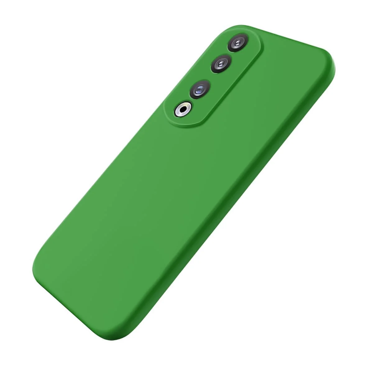 DL3 Mobilak Silicone Protective Case for Honor 90, Shock-absorbing protection, Scratch-resistant surface, Soft microfiber lining - Neon Green