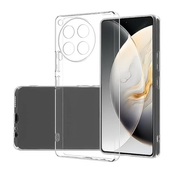 DL3 Mobilak Case Compatible with Tecno CAMON 30 4G/5G, Case Crystal Soft TPU Gel Case Flexible Silicone Anti-Scratch Camera Protection TPU Cover - Clear