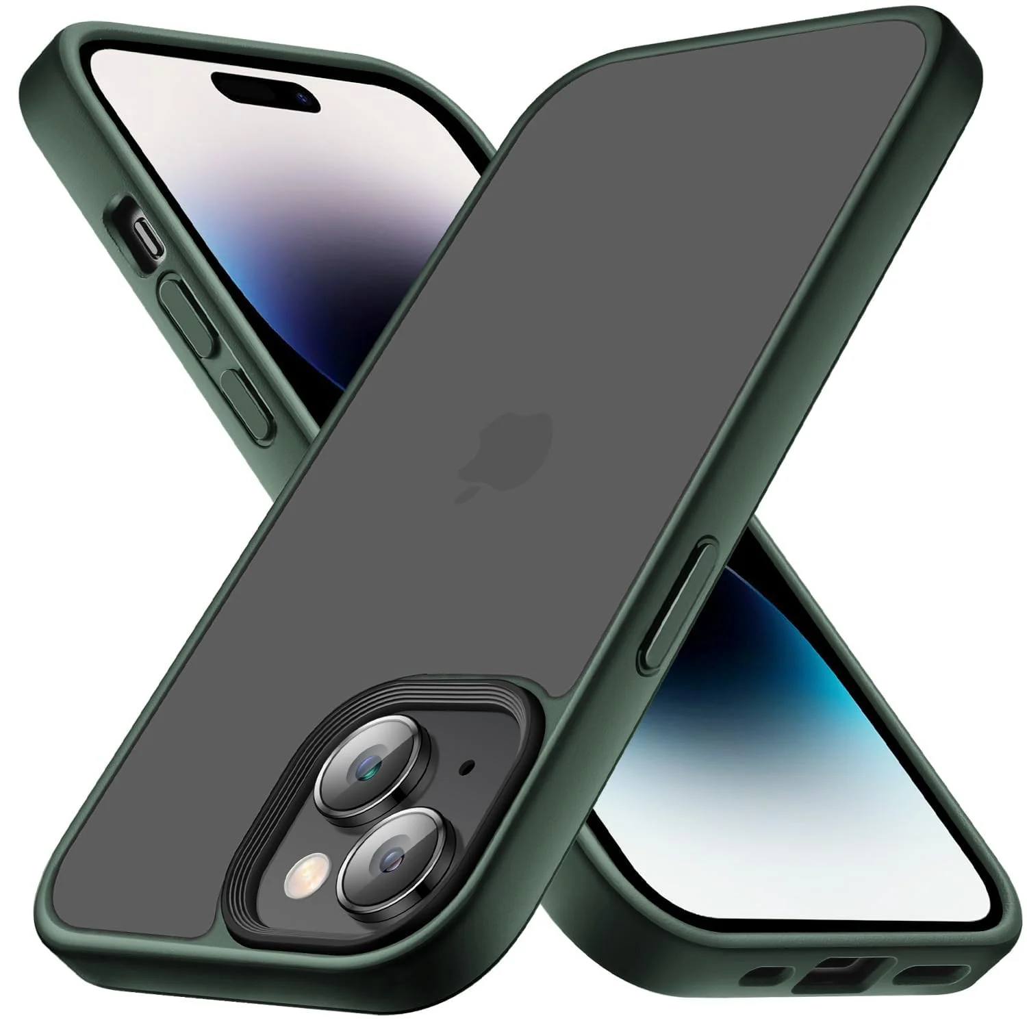 iPhone 13 / iPhone 14 6.1-Inch — DL3 Mobilak Matte Protective Case for iPhone 13 / iPhone 14 with Camera Protection and Shockproof Design