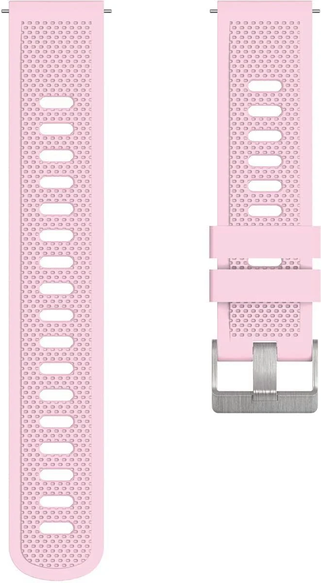 DL3 Mobilak Silicone Buckle Band 22MM Strap For Xiaomi Redmi Watch 5 Active/5 Lite/Samsung Galaxy Watch 3 45mm/Watch 46mm/Gear S3/For Huawei watch GT5 GT4 GT3 GT2 GT 46MM/GT2E/GT2 Pro/GT 3 Pro/GT5 Pro - Pink Sand