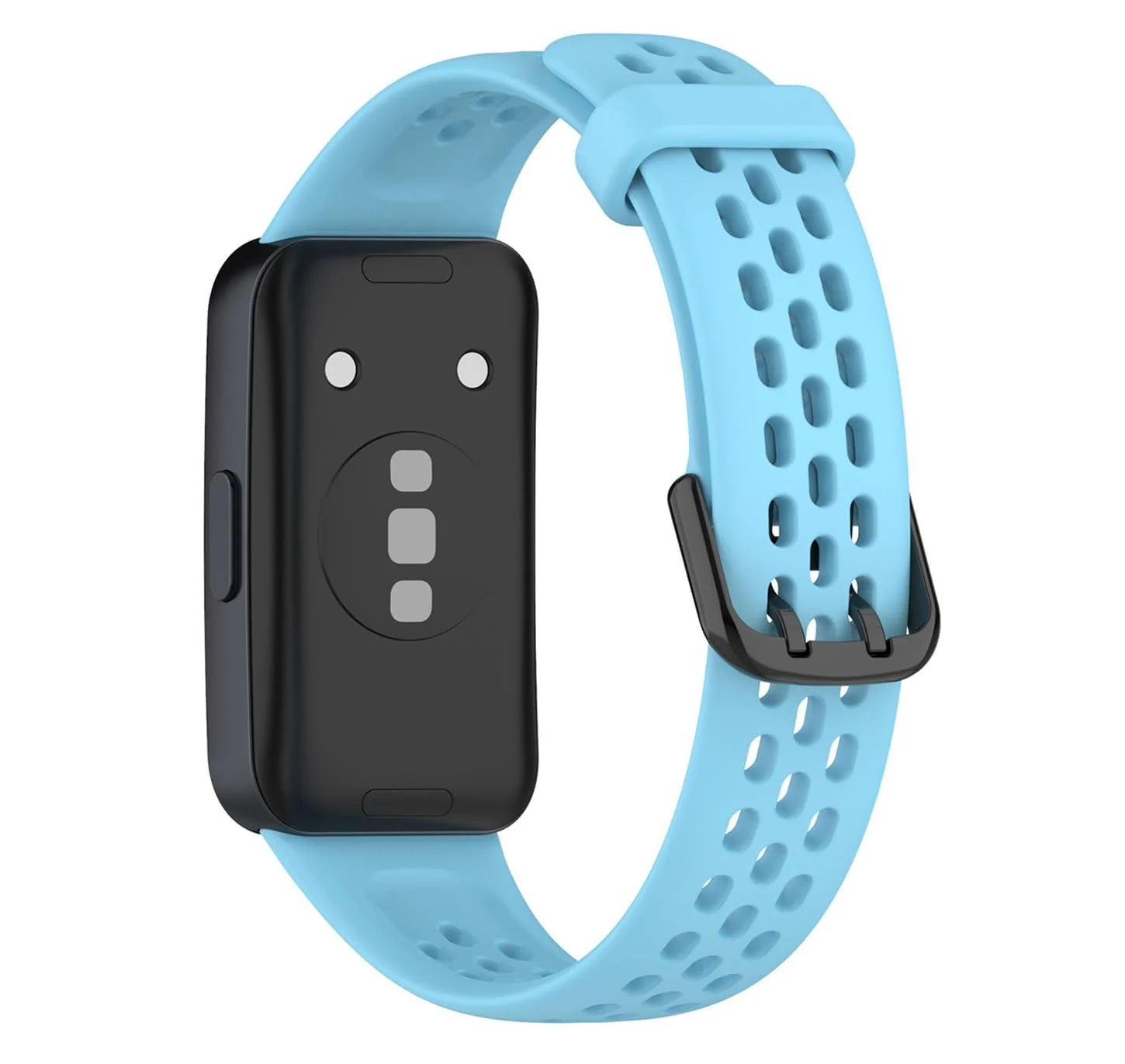 DL3 Mobilak Strap for HUAWEI Band 8 Replacement Band, Silicone Belt, Soft, Waterproof, Sweatproof, Easy to Put on and Take Off, HUAWEI Band 8 Replacement Strap, Sport Band - Sky Blue
