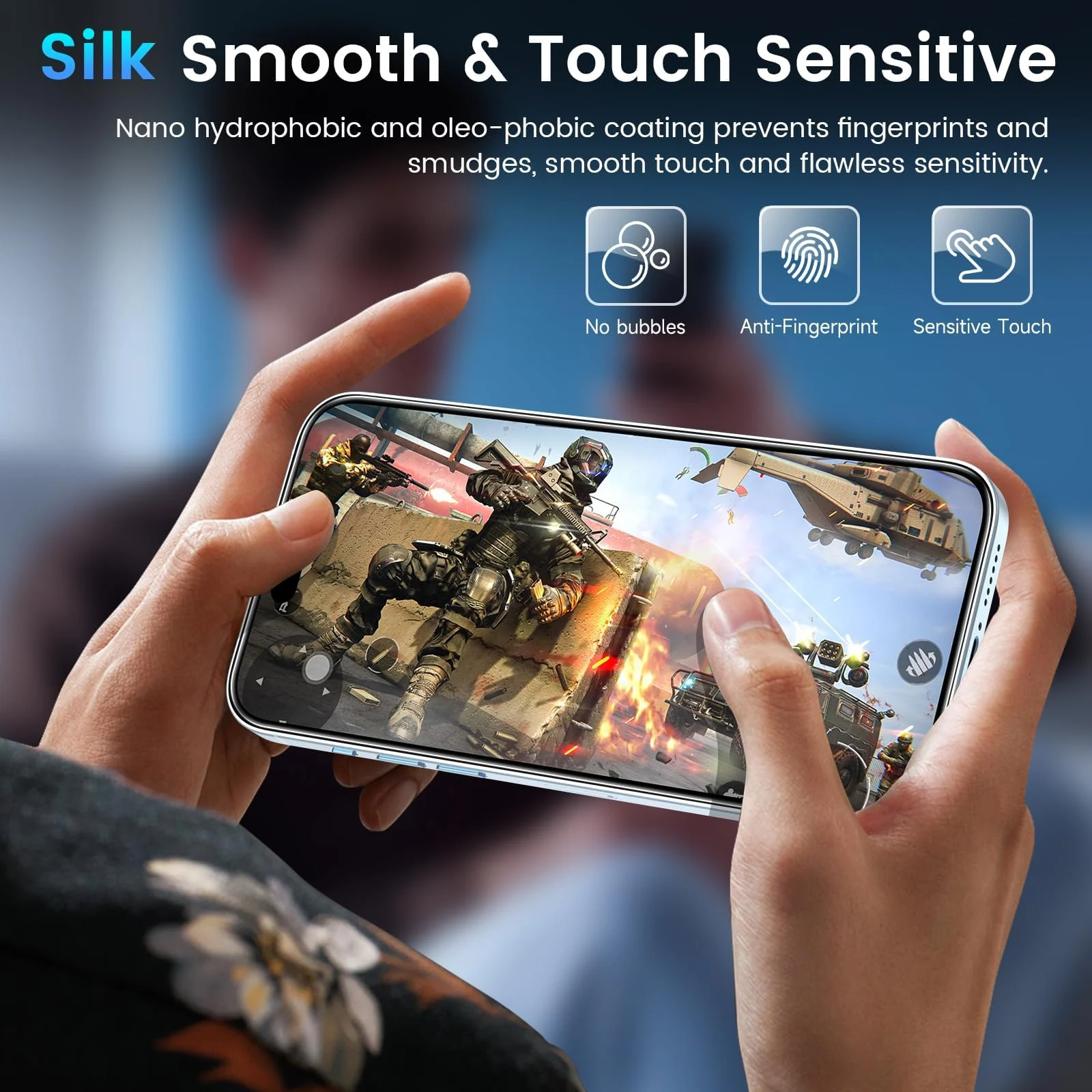 DL3 Mobilak for iPhone 17 Air 6.5-Inch Tempered Glass Screen Protector, 9H Hardness Anti-Scratch Tempered Glass flim, Case Friendly, Anti-Scratch For iPhone Air - Clear