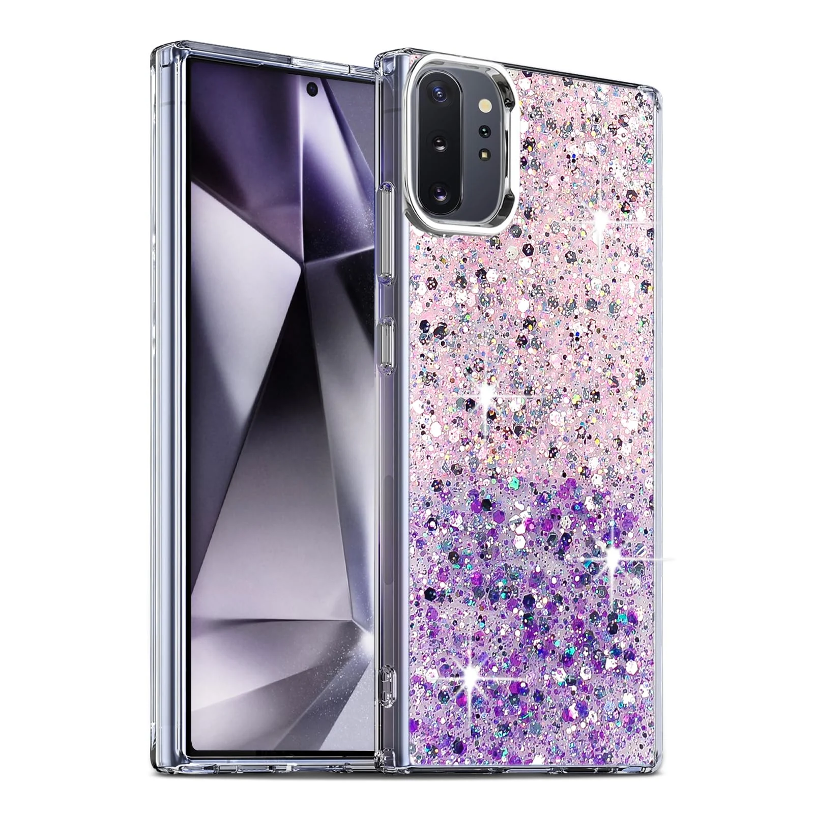 Samsung Galaxy Note 10+ Plus — DL3 Mobilak Glitter Protective Case for Samsung Galaxy Note 10 + Plus, Supports wireless charging, Camera protection, Shock-absorbing protection