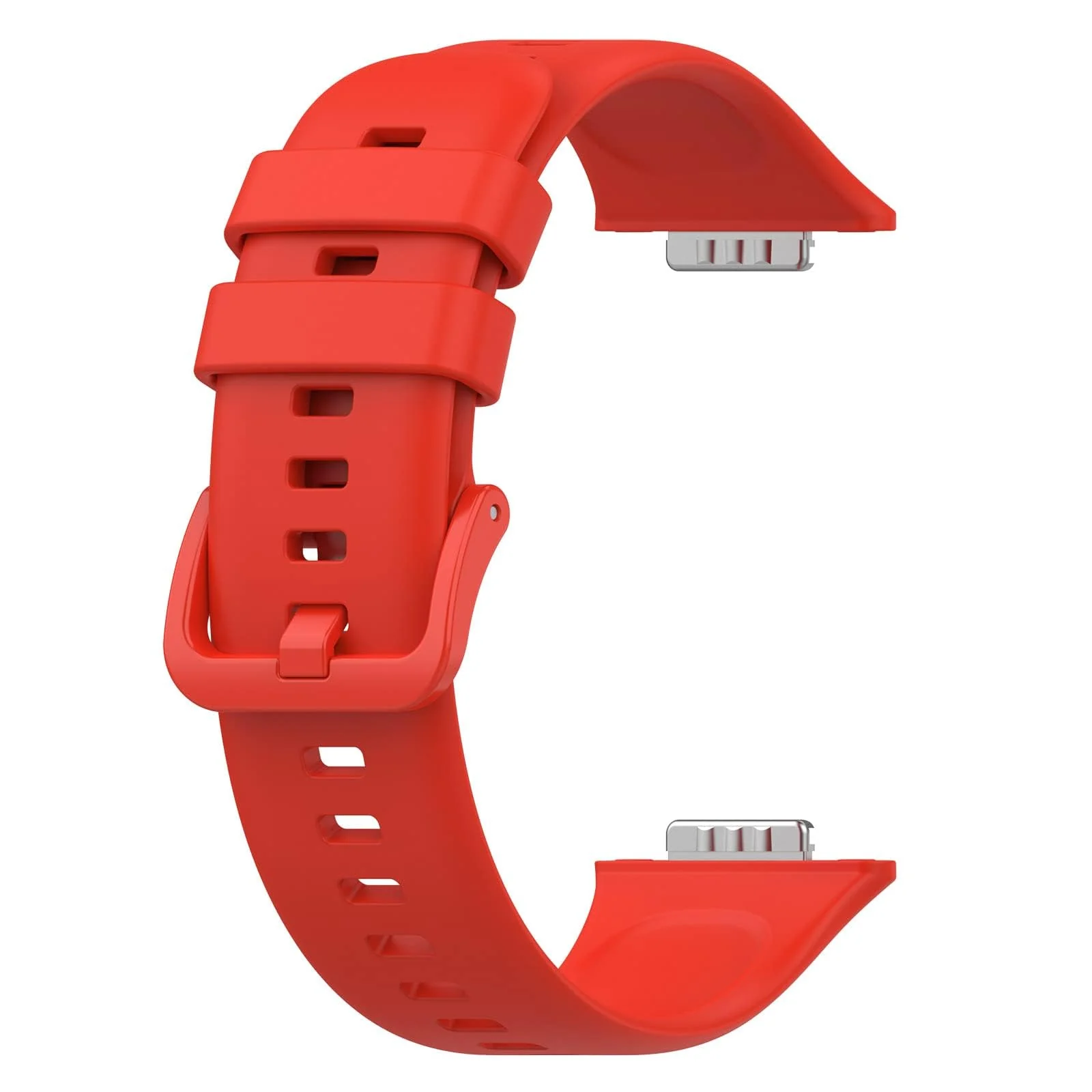 DL3 Mobilak Strap Watch Silicone Compatible With Huawei Watch Fit 2, Sport Silicone Watch Band Wrist Strap, Bracelet Wristband Wrist Strap For Huawei Watch Fit 2 - Red