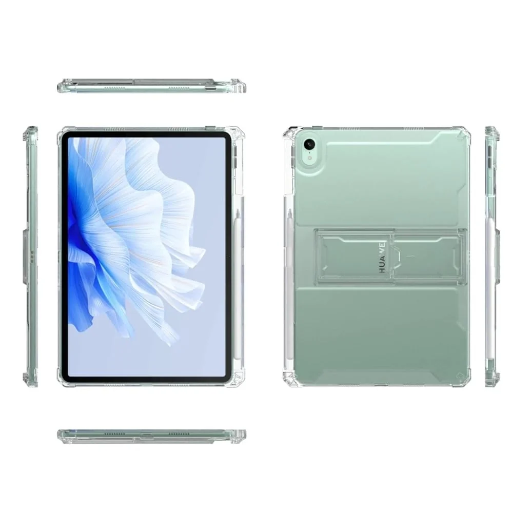 "DL3 Mobilak Transparent Case for Huawei Matepad 10.4 Inch tablet 2022/2020, Honor Pad V6/V7 10.4"" Case Shockproof, Slim Lightweight Anti-Yellowing Bumper, Kickstand Cover, with Pencil Holder - Clear"