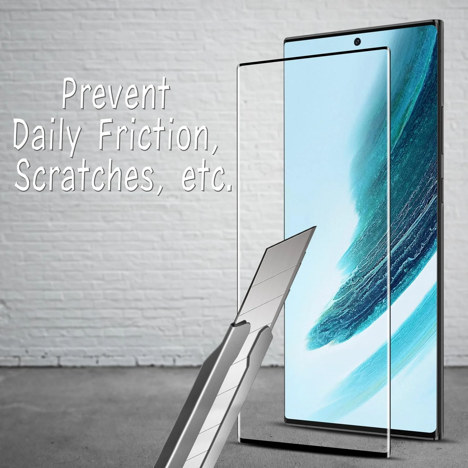 DL3 Mobilak Screen Protector for Samsung Galxay Note 20 Ultra, Tempered Glass Screen Saver Premium HD Protective, Scratch Resistant, NO-Bubble, 9H Hardness, Full Coverage Film - Clear