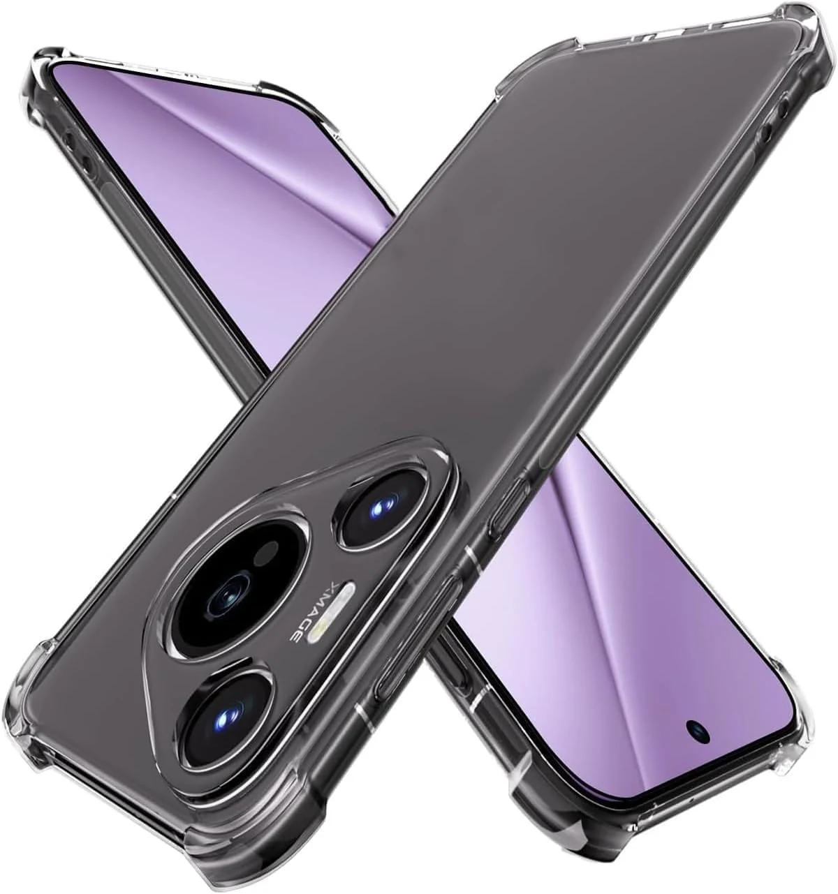 DL3 Mobilak Clear TPU Protective Case for Pura 70 Pro+ 5G with Camera Protection and Shockproof Design - Clear