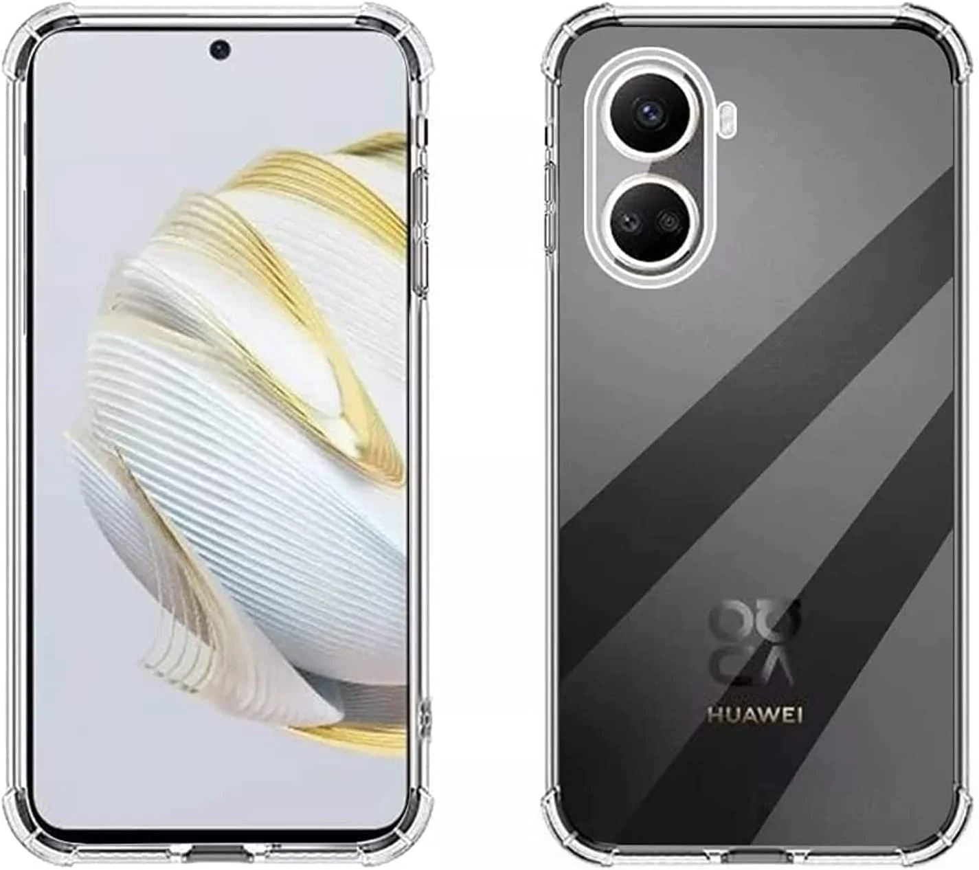 DL3 Mobilak Clear TPU Case for Huawei Nova 10SE, Camera protection, Shock-absorbing protection, Non-slip grip - Clear