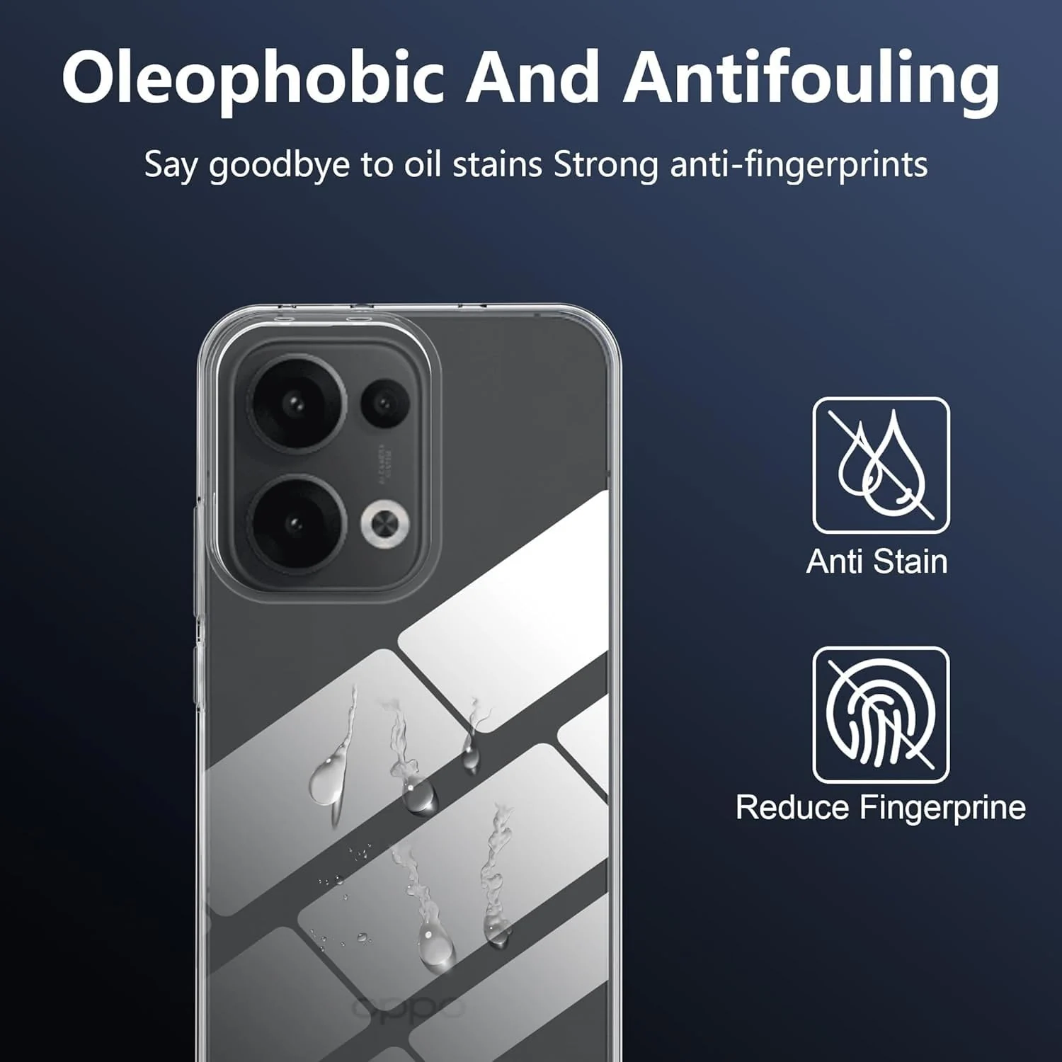 DL3 Mobilak Case Compatible with OPPO Reno 13 5G Case Crystal Soft TPU Gel Case Flexible Silicone Anti-Scratch TPU Cover - Clear