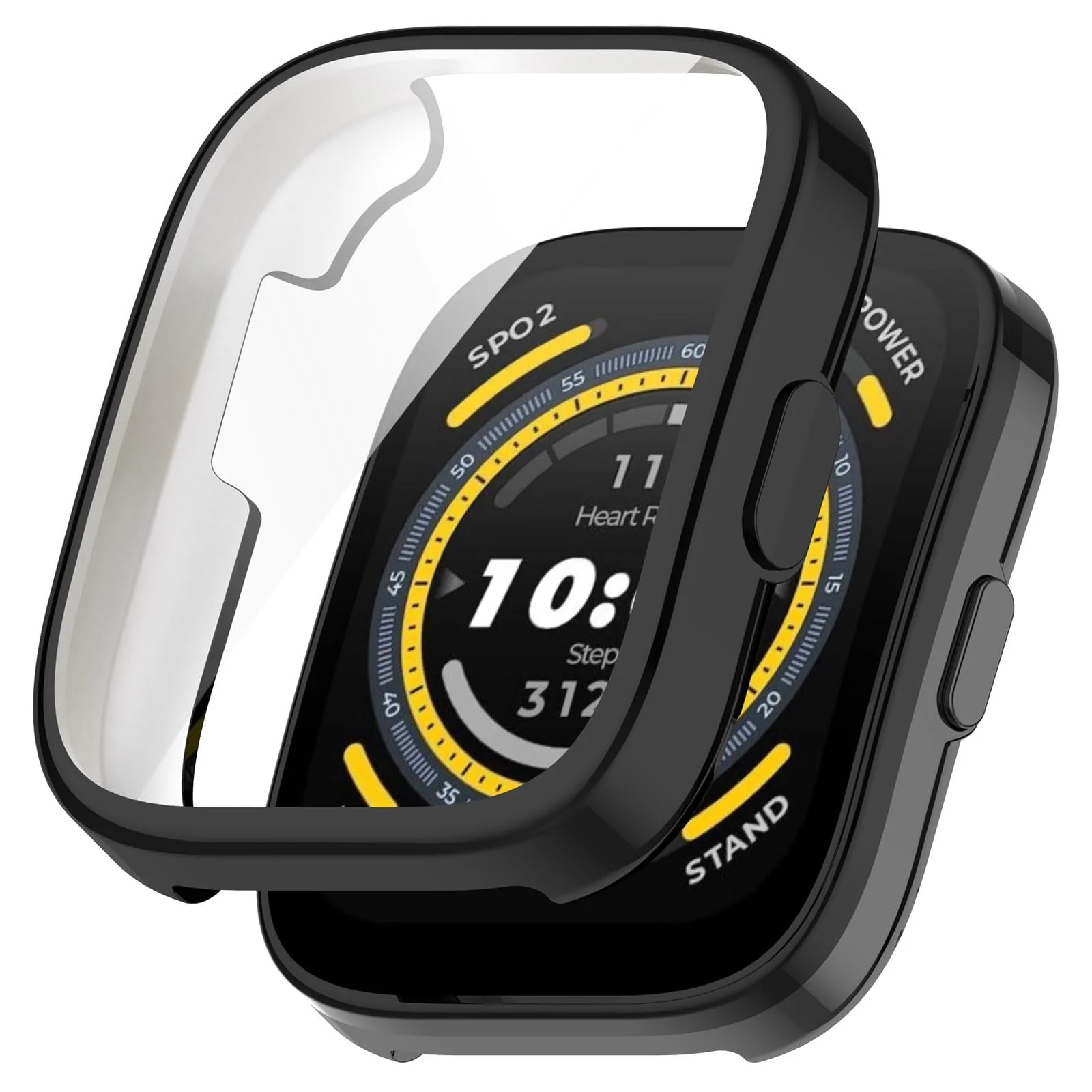 DL3 Mobilak Case Compatible with Amazfit Bip 5 (A2215) All-Around with Built-in Screen Protector Watch Soft TPU Shockproof Cover Slim Guard Thin Bumper Shell Protector for Amazfit Bip 5