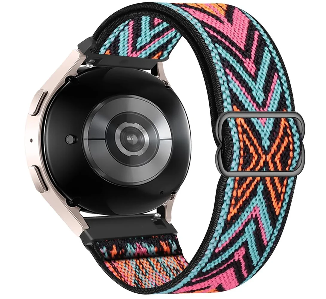 Xiaomi Redmi Watch 5 Active / 5 Lite — DL3 Mobilak Strap Nylon Loop 22MM Band For Xiaomi Redmi Watch 5 Active/5 Lite Compatible with Samsung Galaxy Watch 3 45mm/Watch 46mm/Gear S3/Compatible with Huawei watch GT5 GT4 GT3 GT2 (Arrow)