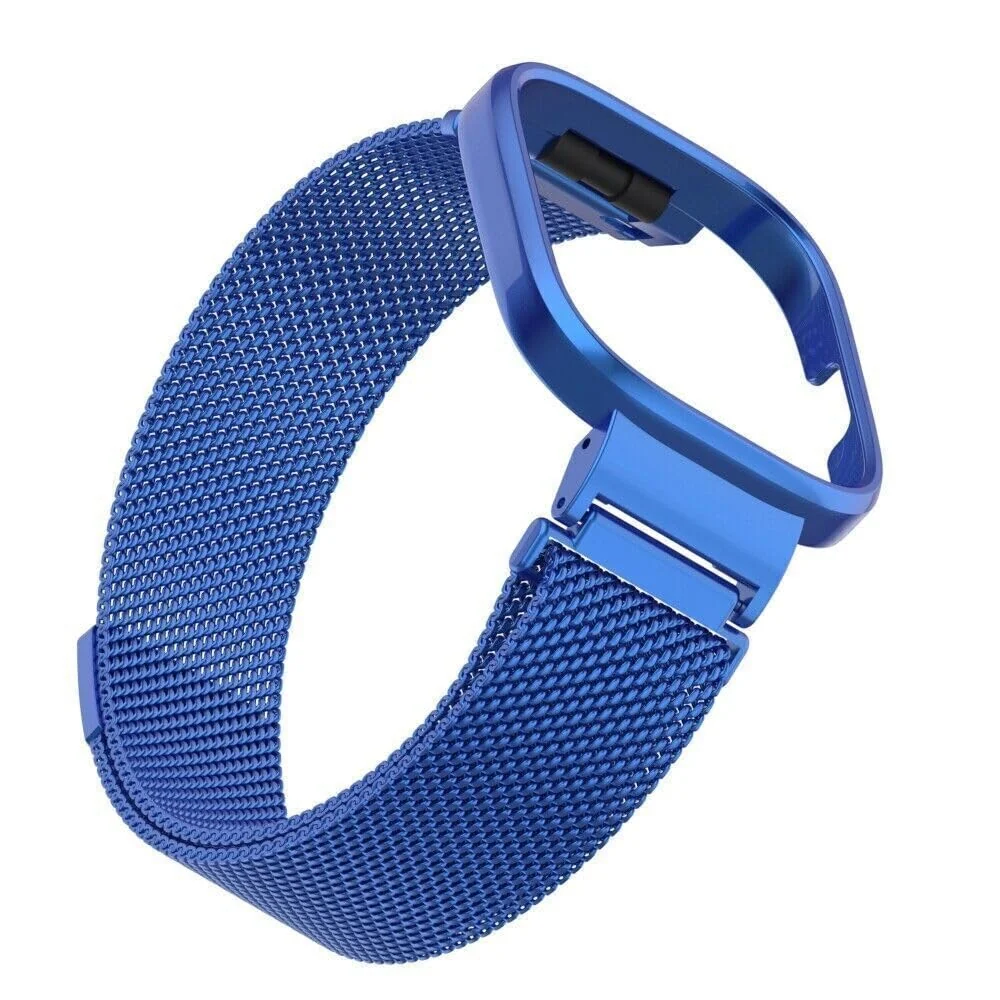 DL3 Mobilak Strap Compatible with Xiaomi Redmi Watch 3 (Not Fit Watch 3 Active), Magnetic Metal Stainless Steel Adjustable Wristbands Breathable Watch Bands for Xiaomi Redmi Watch 3 - Blue