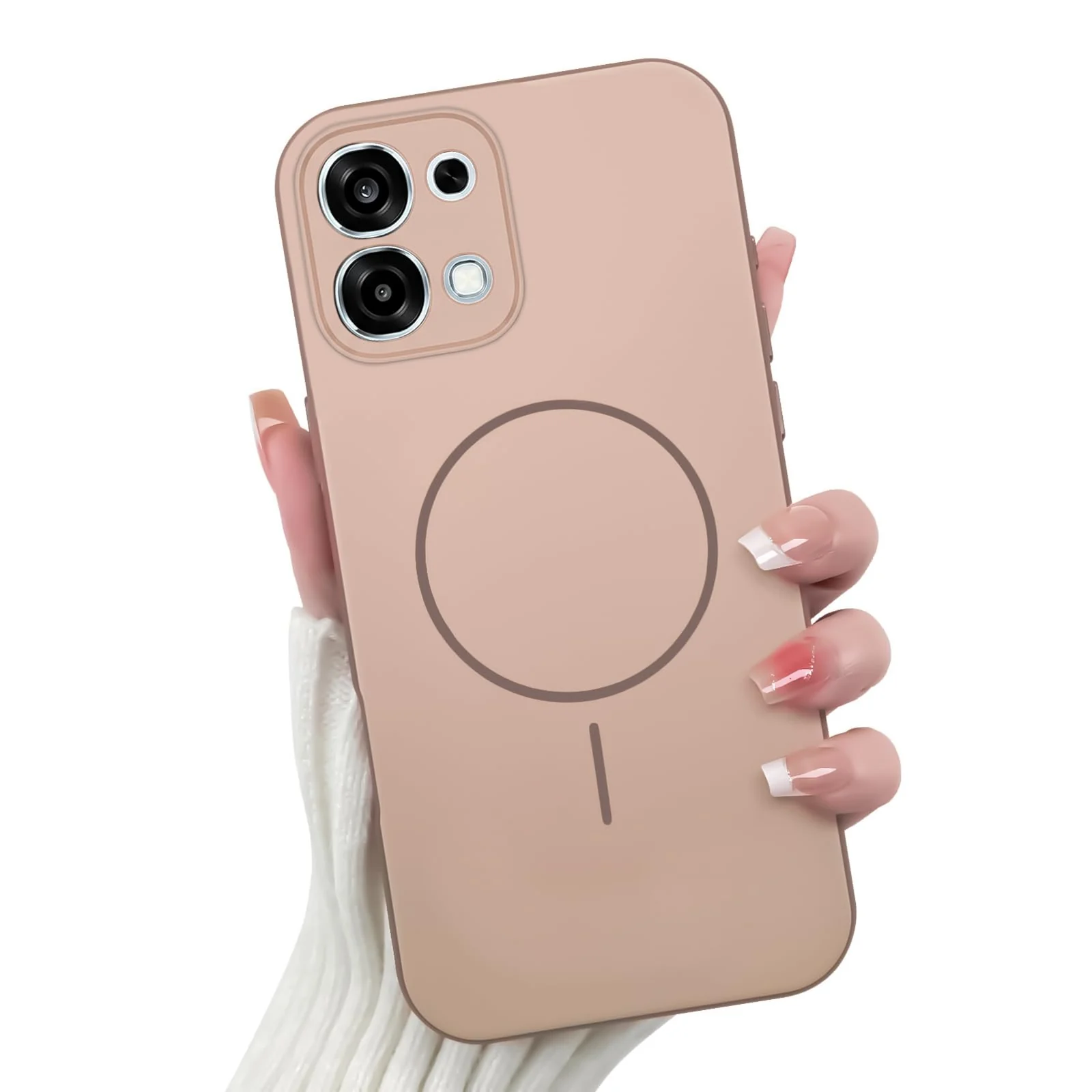 Mobigon Case For OPPO A6X / OPPO A6 Slim Design [Not Compatible with MagSafe] Soft Silicone Case Flexible TPU Anti-Scratch Protective Cover with Full Camera Protection
