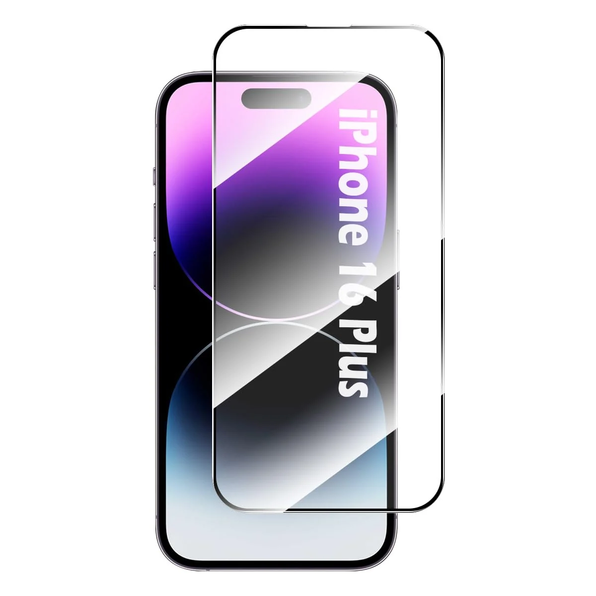 DL3 Mobilak for iPhone 16 Plus 6.7-Inch Tempered Glass Screen Protector, 9H Hardness Anti-Scratch Tempered Glass flim, Case Friendly, Anti-Scratch For iPhone 16 Plus - Clear