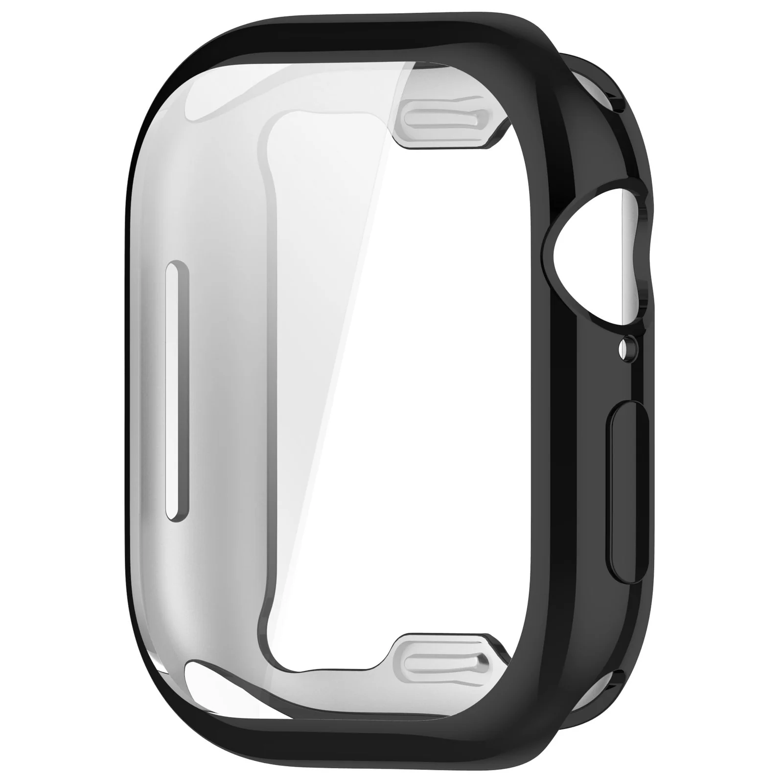 DL3 Mobilak Case Compatible with Apple Watch Series 11/10 42mm Case All-Around with Built-in Screen Protector Watch Soft TPU Shockproof Cover Slim Guard Thin Bumper Shell Protector - Black