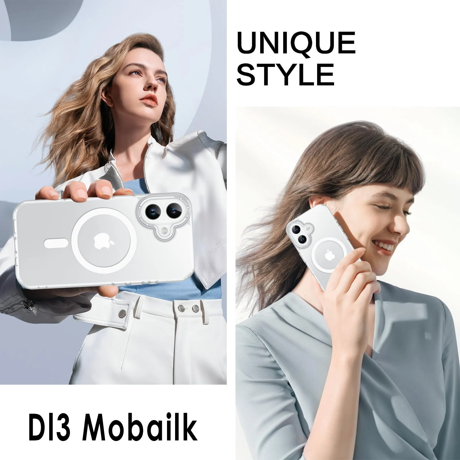 DL3 MOBILAK Protective Phone Case for Apple iPhone 17 - White