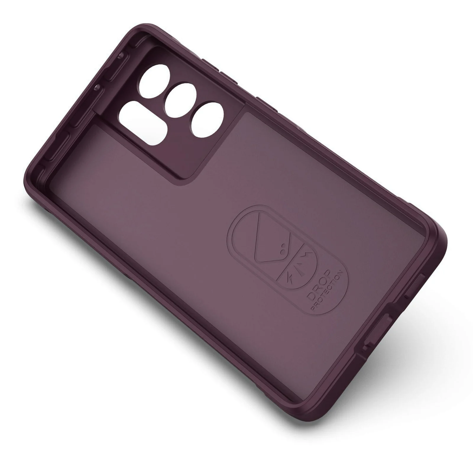 DL3 Mobilak Rugged Protective Case for Samsung Galaxy S21 Ultra, Camera protection, Shock-absorbing protection, Non-slip grip - Wine Red